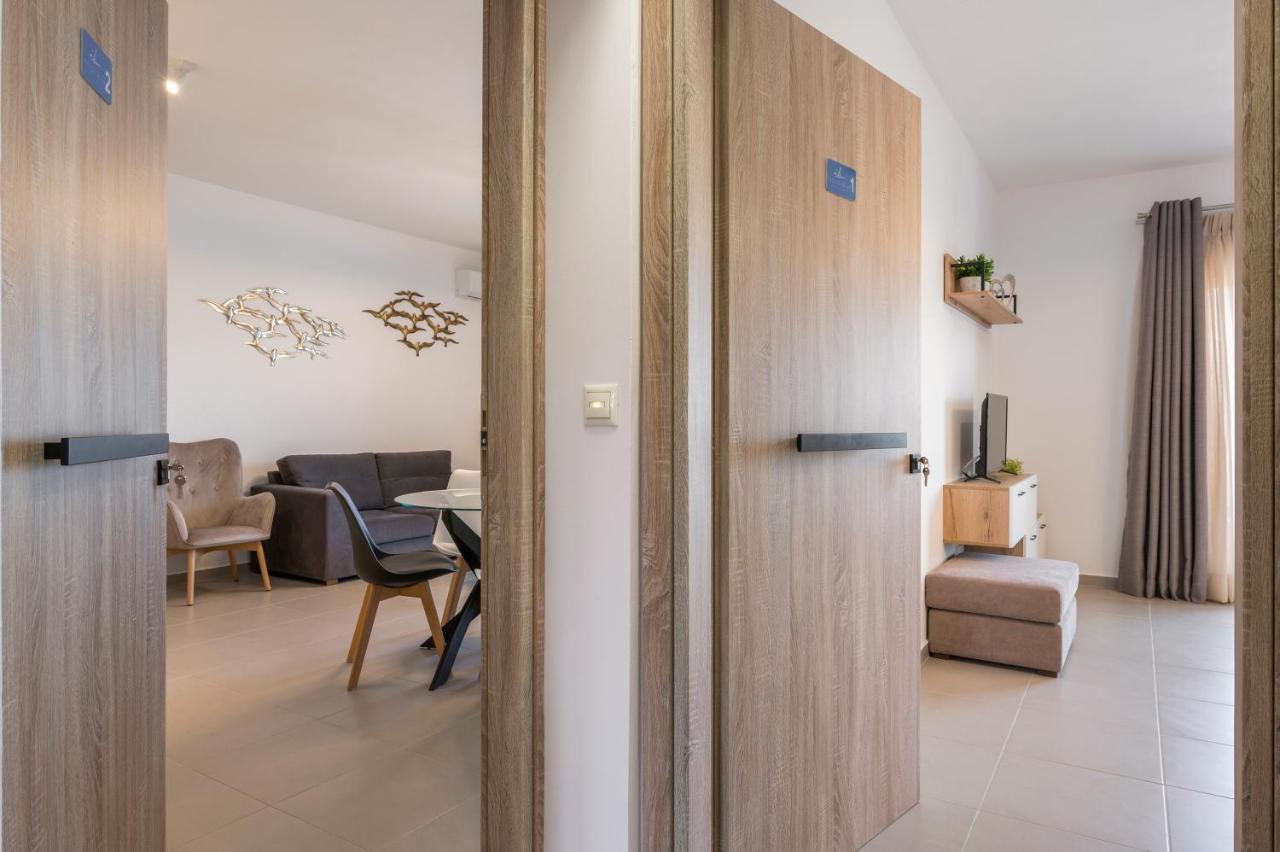 Indigo Blue Seaside Deluxe Apartments Kissamos Luaran gambar